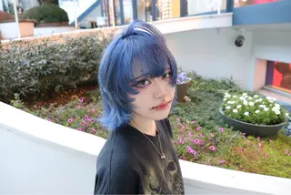 ミディアム SHIN レイヤー‪‪カットのヘアスタイル