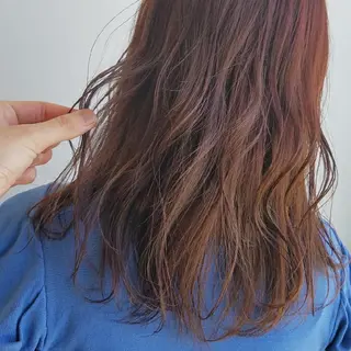 ミディアム カラー ヘアアレンジ パーマ マツエク・マツパ iplus まつげ、眉毛、耳つぼのマツエク・マツパデザイン