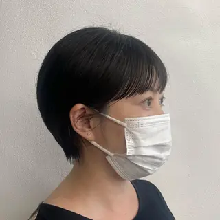 ショート HINA🎀韓国ヘア エクステ/小顔カットのヘアスタイル
