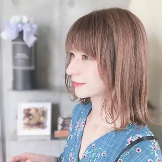 ミディアム ヒラヤマ ユウスケのヘアスタイル