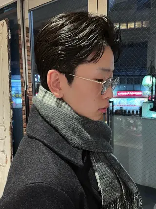 ショート メンズ Vicky オリーブ メンズカジュアルのヘアスタイル