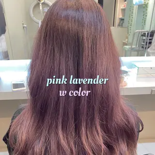セミロング カラー 岡野 静華のヘアスタイル
