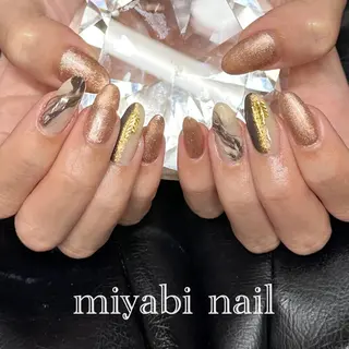 ネイル miyabi nail 桂川駅近くのネイルデザイン