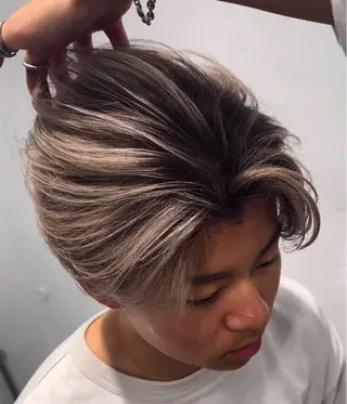 カラー メンズ 【pia】 江田岳斗のヘアスタイル