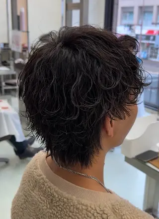 ショート 小芝涼介/レイヤー /メンズパーマ✂️のヘアスタイル