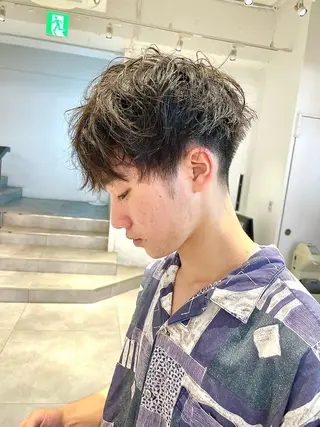 パーマ メンズ 新宿【メンズパーマ】 塩澤太一のヘアスタイル