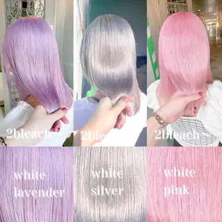ミディアム ❄️💛エクステ ブリーチ❄️yukiのヘアスタイル