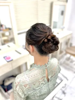 ヘアアレンジ 似合わせヘアメイク 💐オダギリチアキのヘアスタイル