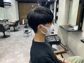ショート メンズ 半個室メンズ カット🥕羽鳥淳妃のヘアスタイル