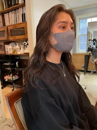 ロング カラー eri kinjoのヘアスタイル