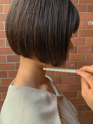 ショート 丹羽大喜 縮毛矯正/美髪矯正のヘアスタイル