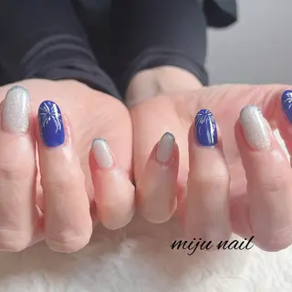 ネイル ❁miju nail 大人上品/自爪育成のネイルデザイン