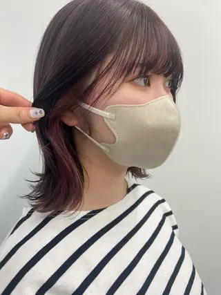 ミディアム カラー ダブルカラー 🌙chinariのヘアスタイル