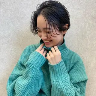 ショート パーマ 似合わせ美髪ヘア✨ 天王寺．阿倍野🌈のヘアスタイル