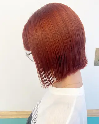 ミディアム カラー stylist トモヤのヘアスタイル