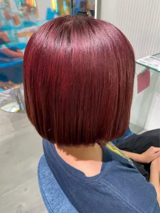 ショート カラー 安井まゆ _Box mico.のヘアスタイル