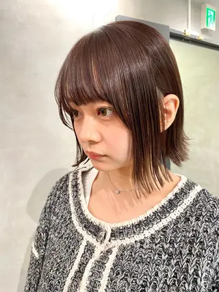 ショート カラー 【髪質改善】 梅田　聡のヘアスタイル