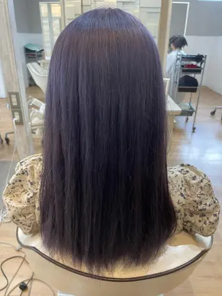 ロング カラー 中司 優樹のヘアスタイル