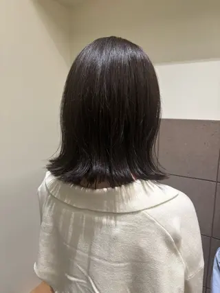 セミロング カラー natsuki /HUIのヘアスタイル