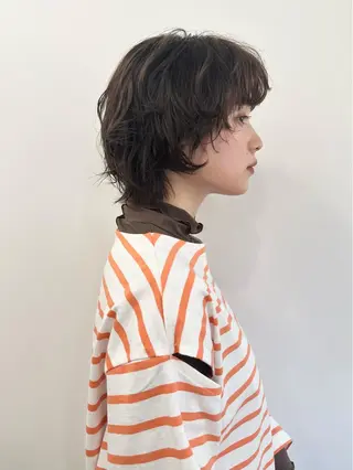 ショート 朝がラクになるパーマ トウバルタイキのヘアスタイル