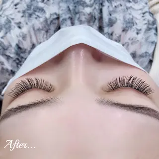 マツエク・マツパ マツナガ☺︎ // Afterのマツエク・マツパデザイン