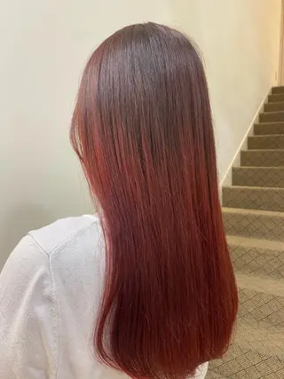 ロング カラー 平井 沙奈のヘアスタイル