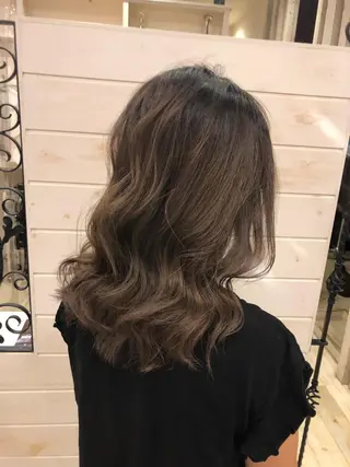 ロング カラー 東恩納 誠のヘアスタイル