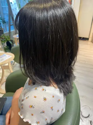 ミディアム カラー キッズ 中尾 綺のヘアスタイル