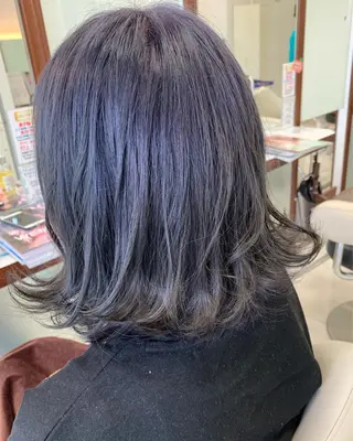 ミディアム カラー miiro 長津田 髪質改善 フジムラのヘアスタイル