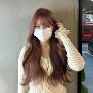 ロング nanami🏷🤎 ふんわりカラーのヘアスタイル