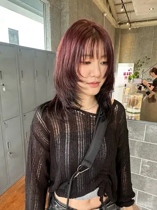 ミディアム カラー 柔らかいcolor 🌿harukaのヘアスタイル