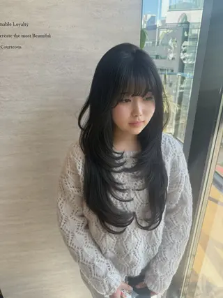 カラー 本場韓国ヘア特化 아이비/Aibiのヘアスタイル