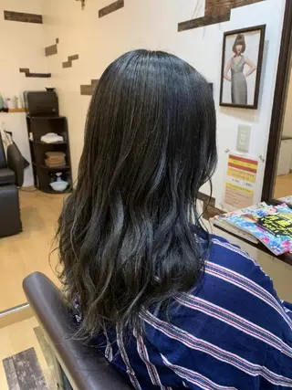 ロング カラー サトウ シューイチのヘアスタイル