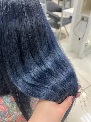セミロング カラー 【暖色カラー特化】 中山由梨のヘアスタイル
