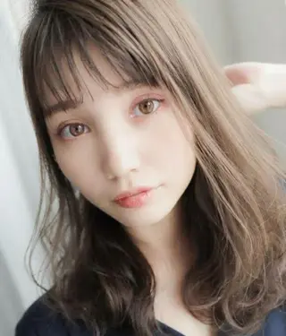 ミディアム カラー パーマ ヘアアレンジ ✂️✂️徳　田✂️ ✂️のヘアスタイル