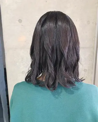 ミディアム パーマ ボブパーマコテ巻き風 パーマNo1深江秀平のヘアスタイル