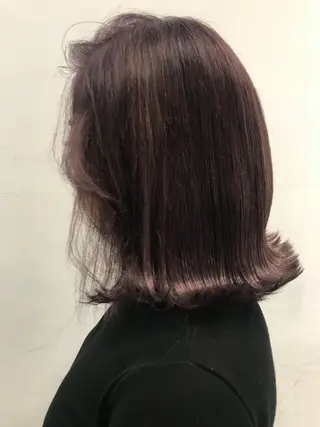 ミディアム サイレント美容師 アイリィのヘアスタイル
