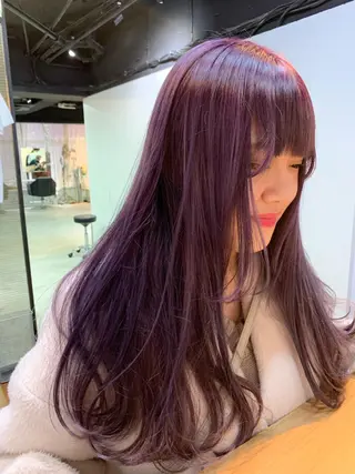 ロング カラー 怪我のため6月末 復帰予定田中瑞希🍃のヘアスタイル