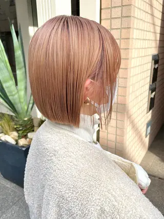 ショート カラー 銀座No.1髪質改善 縮毛矯正/本木のヘアスタイル