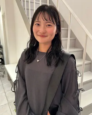 ロング パーマ hanabi /melt西梅田のヘアスタイル