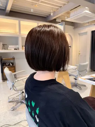 ショート 髪質改善／似合わせ ショート／芝　圭佑のヘアスタイル