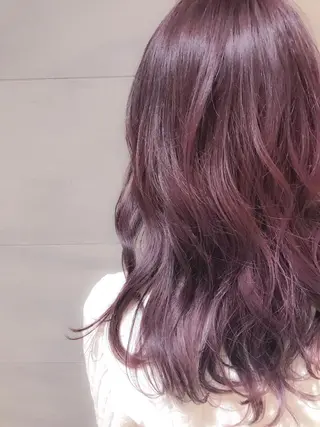 セミロング カラー BOX mico.のヘアスタイル