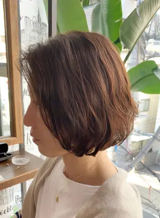 パーマ 福地 礼奈のヘアスタイル