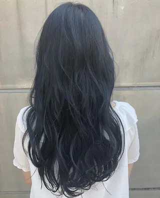 セミロング カラー 北間 寛哉のヘアスタイル