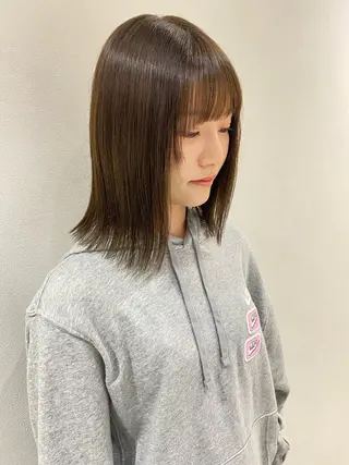 カラー 檜 果歩のヘアスタイル