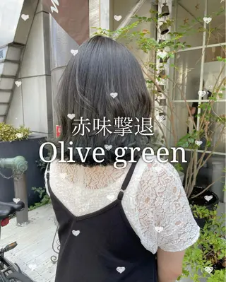 ミディアム カラー 【完全個室】髪質改善 暖色カラー/山崎唯奈のヘアスタイル