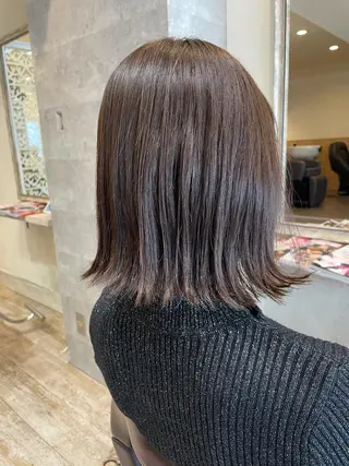 ショート カラー 小顔/似合わせカット 杉山莉菜のヘアスタイル