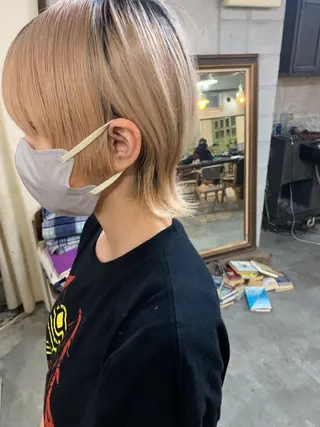 ショート カラー ヘアアレンジ キッズ ravens代表 🍀【ヒロム】🍀のヘアスタイル