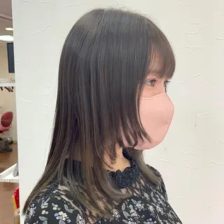 ミディアム 冨田 豊のヘアスタイル