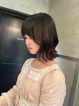 ミディアム カラー デザイン/アレンジ ❤︎イシイレイのヘアスタイル